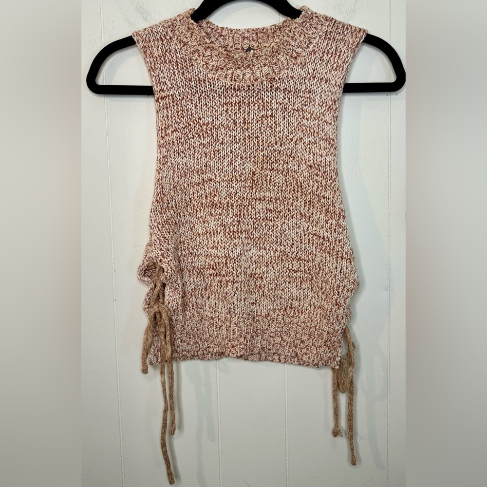 ALYA Sweater Vest High Neck Knit Francesca's, Size S